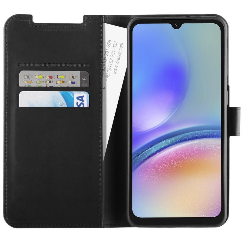 Vivanco Classic Lompakkokotelo Galaxy S24 FE 5G Musta - 2864352