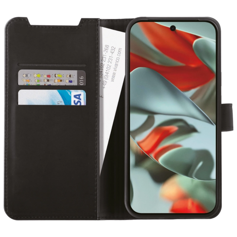 Vivanco Classic Lompakkokotelo Google Pixel 9a Musta - 2864453