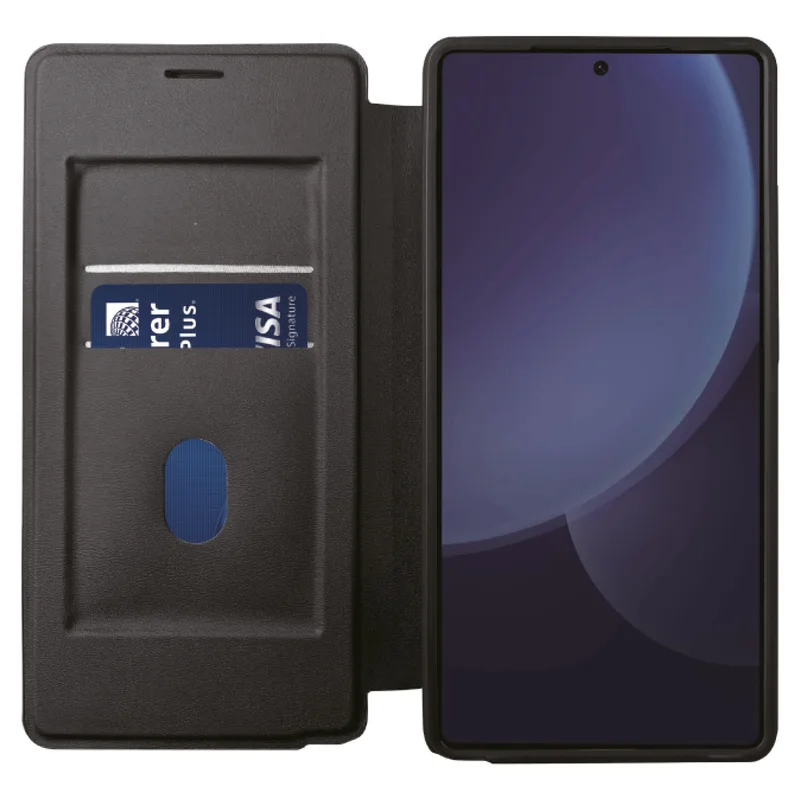 Vivanco Mag Wallet Lompakkokotelo Samsung Galaxy S25 Ultra Musta - 2864500