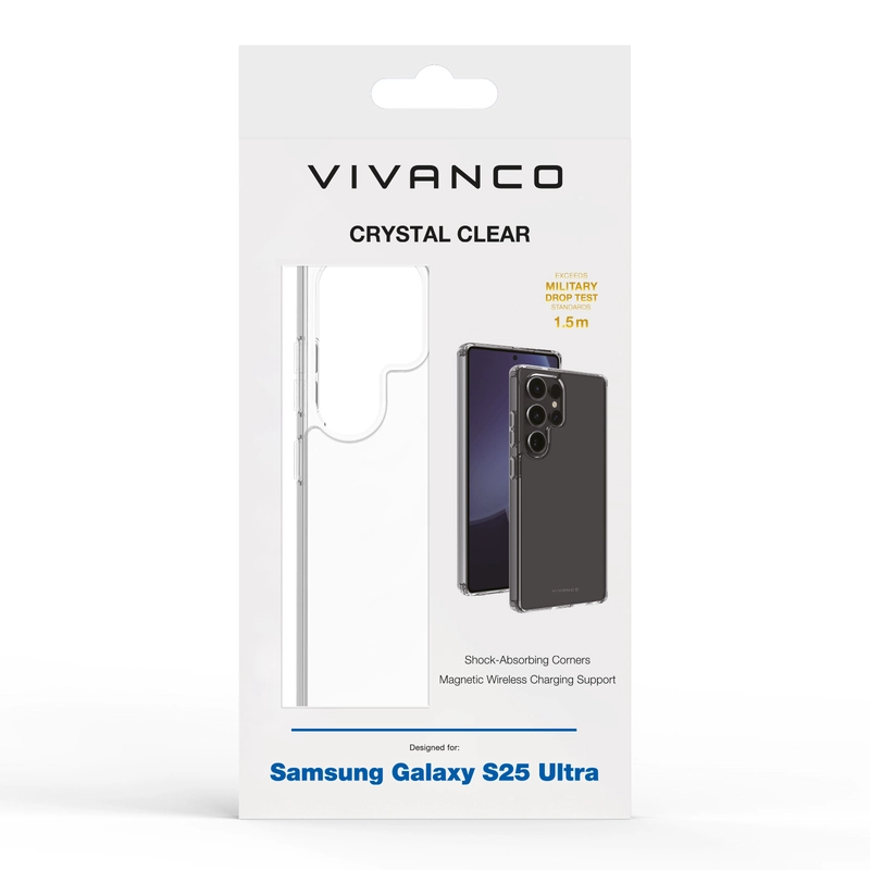 Vivanco Crystal Clear Suojakuori Samsung Galaxy S25 Ultra Kirkas - 2864503