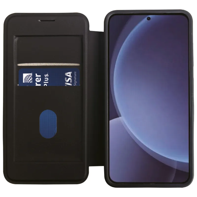 Vivanco Mag Wallet Lompakkokotelo Samsung Galaxy S25+ Musta - 2864506