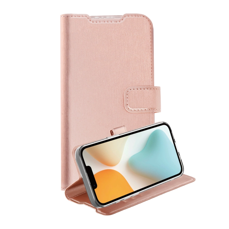 Vivanco Classic Lompakkokotelo Apple iPhone 17e/16e Ruusukulta - 2864534