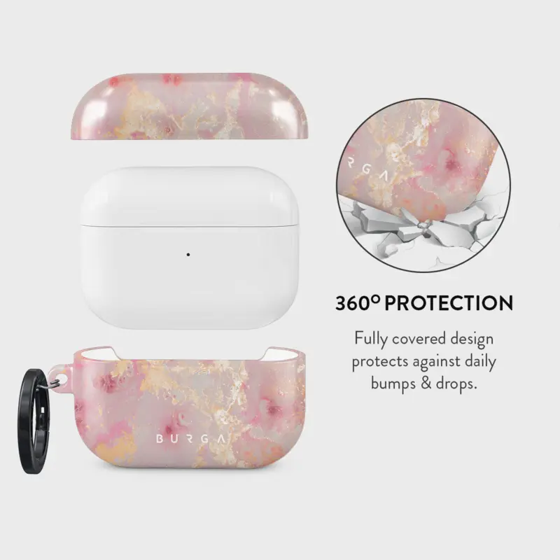 Burga Golden Coral - Apple AirPods Pro 2 Suojakotelo - 2511776