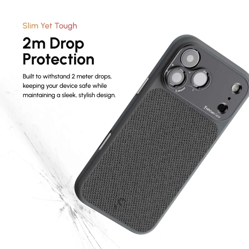 Shiftcam Kamerakotelo S.Mount MagSafe suojakuori iPhone 17 Pro Musta - 2638753