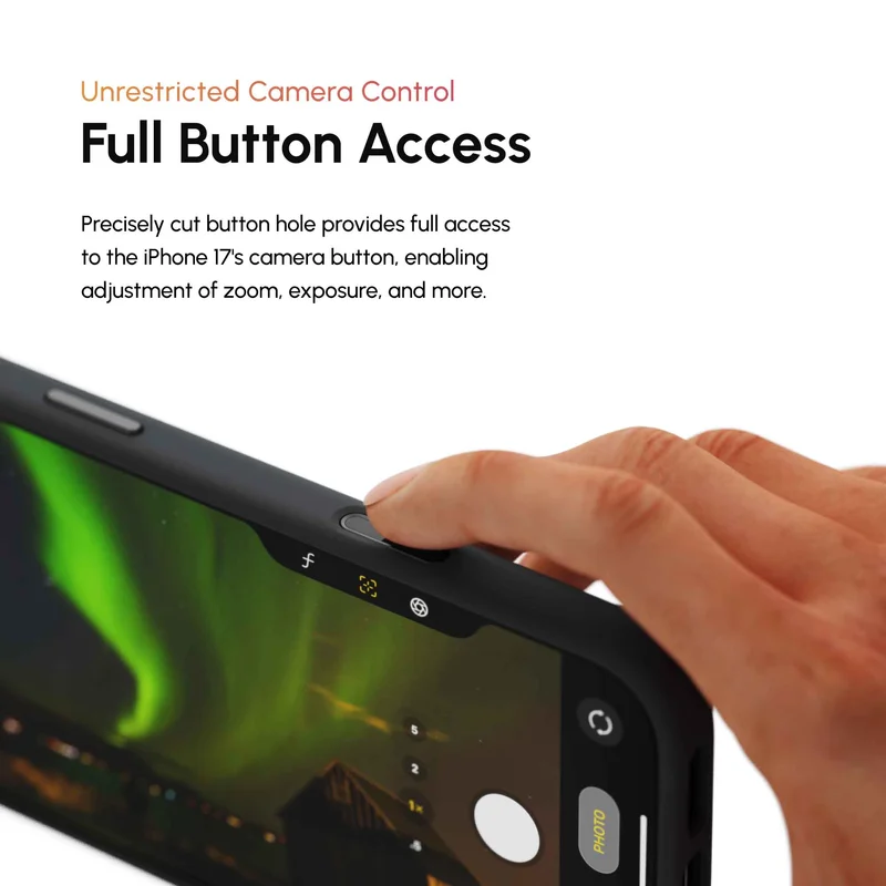 Shiftcam Kamerakotelo S.Mount MagSafe suojakuori iPhone 17 Pro Musta - 2638753