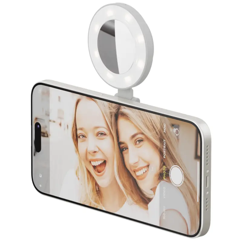 Shiftcam SnapPocket LED-valo ja jalusta MagSafe-yhteensopiva Greige - 2943100