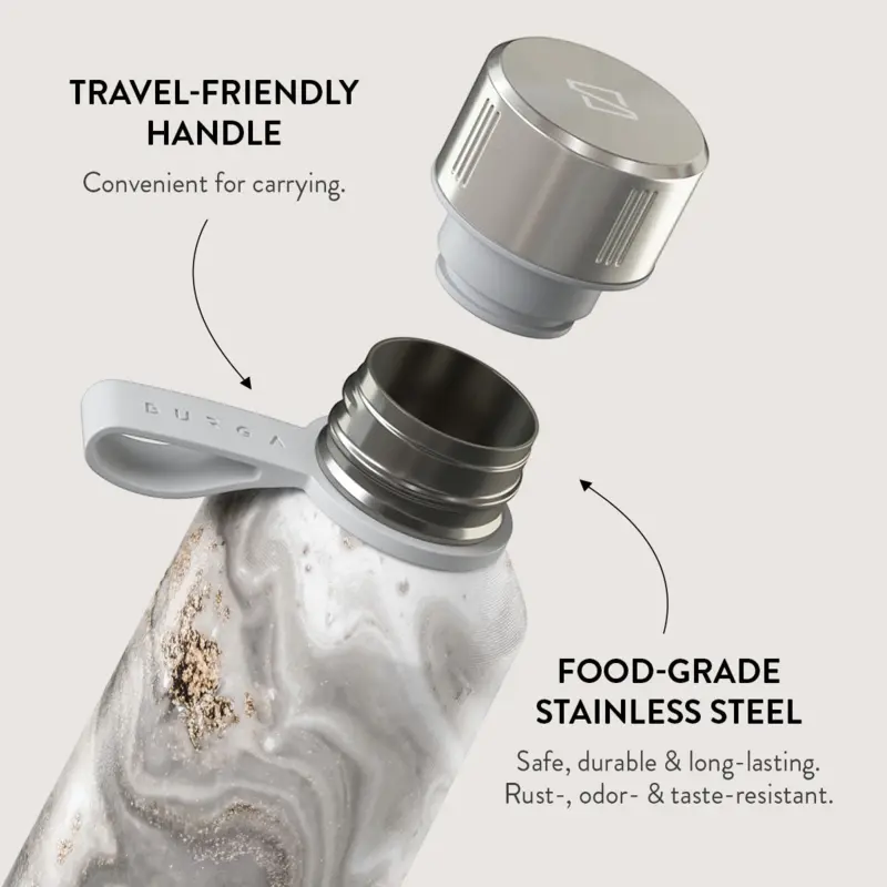 Burga Snowstorm - Vesi-/Termospullo 800ml - 2948650