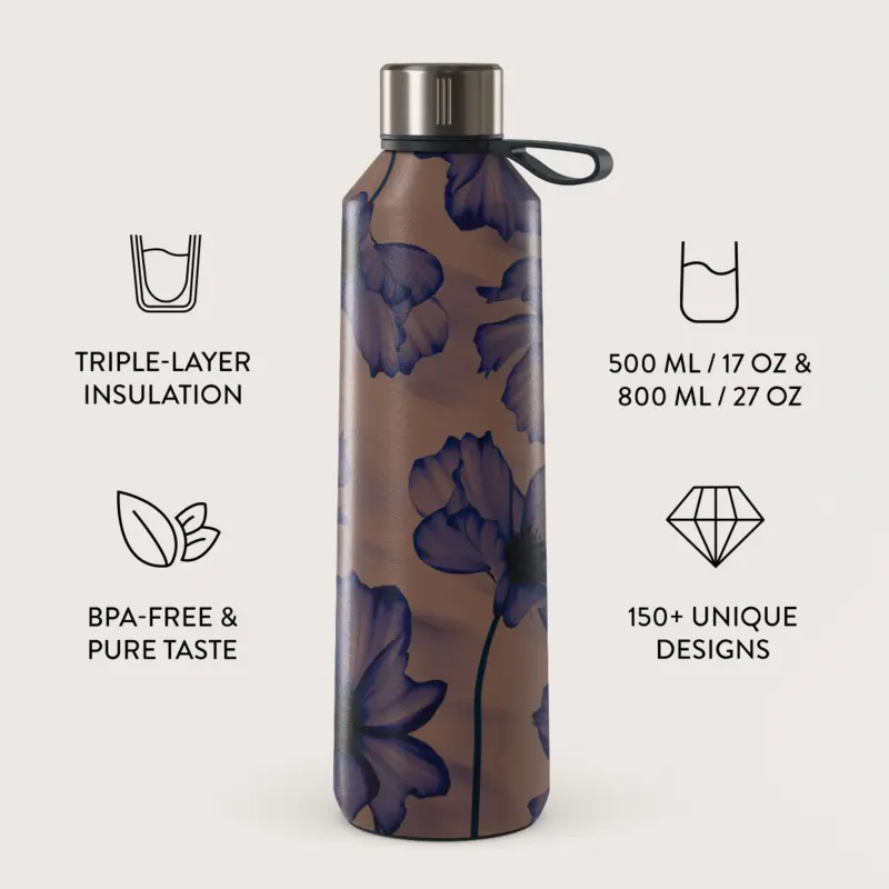 Burga Velvet Night - Vesi-/Termospullo 800ml - 2948690