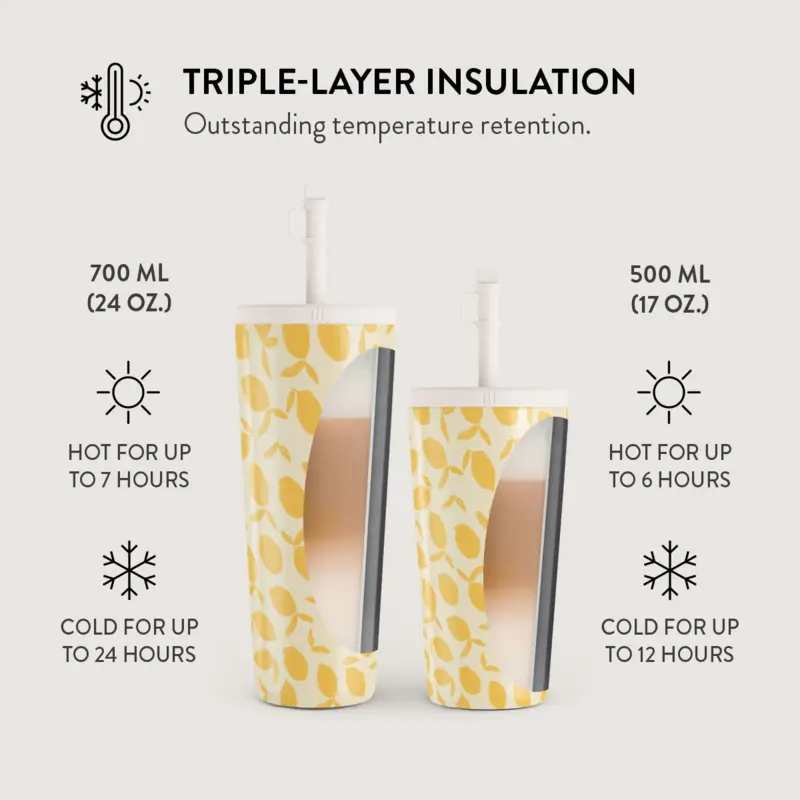 Burga Lemon Tart - Termosmuki 500ml Kansi-/Pilli setillä - 2950282