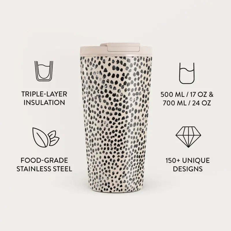 Burga Almond Latte - Termosmuki 500ml Kansi-/Pilli setillä - 2950349