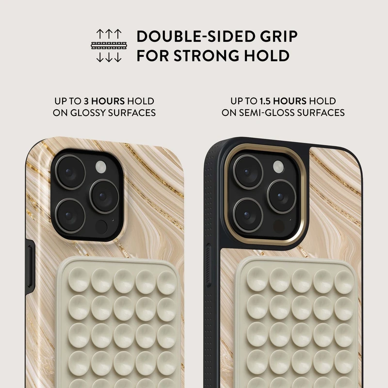 Burga StickPad-Sticky Grip Vaaleanharmaa - 2966119