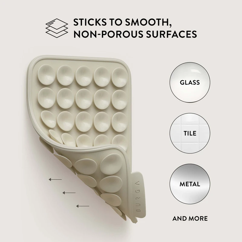 Burga StickPad-Sticky Grip Vaaleanharmaa - 2966119