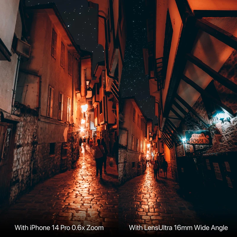 Shiftcam LensUltra 16mm laajakulma S-Mount yhteensopiva musta - 2966803