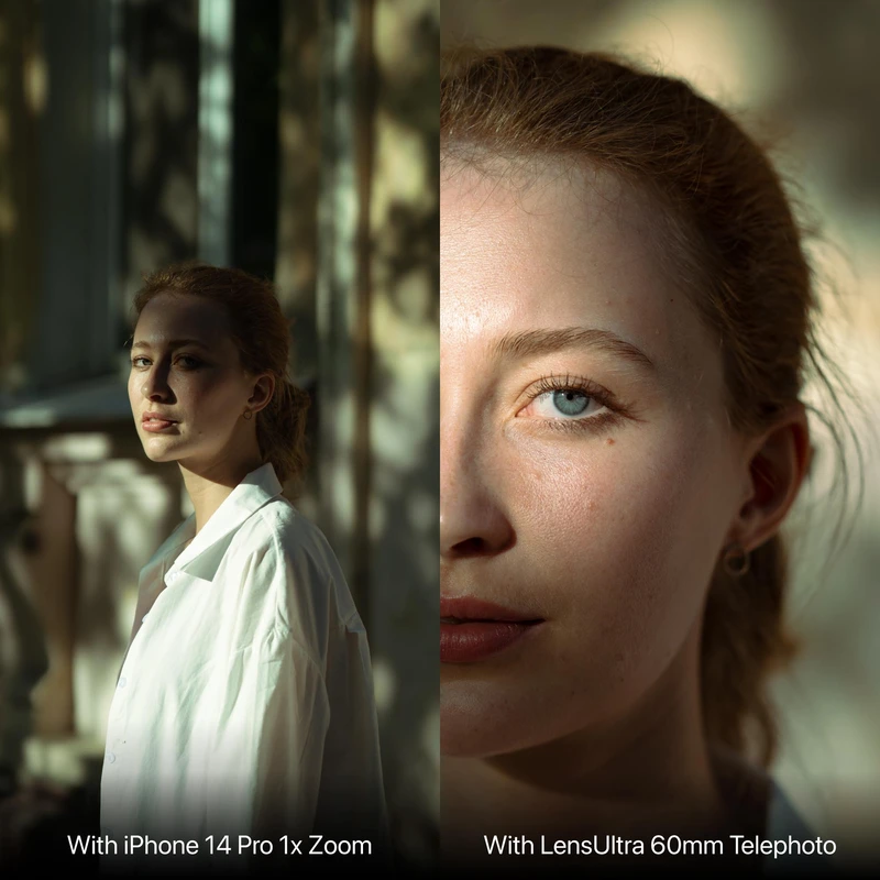 Shiftcam LensUltra 60mm teleobjektiivi S-Mount yhteensopiva musta - 2966804