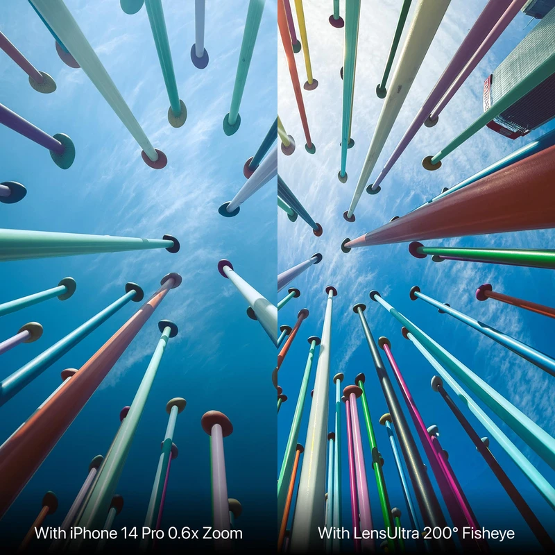 Shiftcam LensUltra 200° kalansilmä S-Mount yhteensopiva musta - 2966806