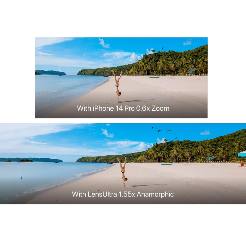 Shiftcam LensUltra 1.55x Anamorphic S-Mount yhteensopiva musta - 2966809