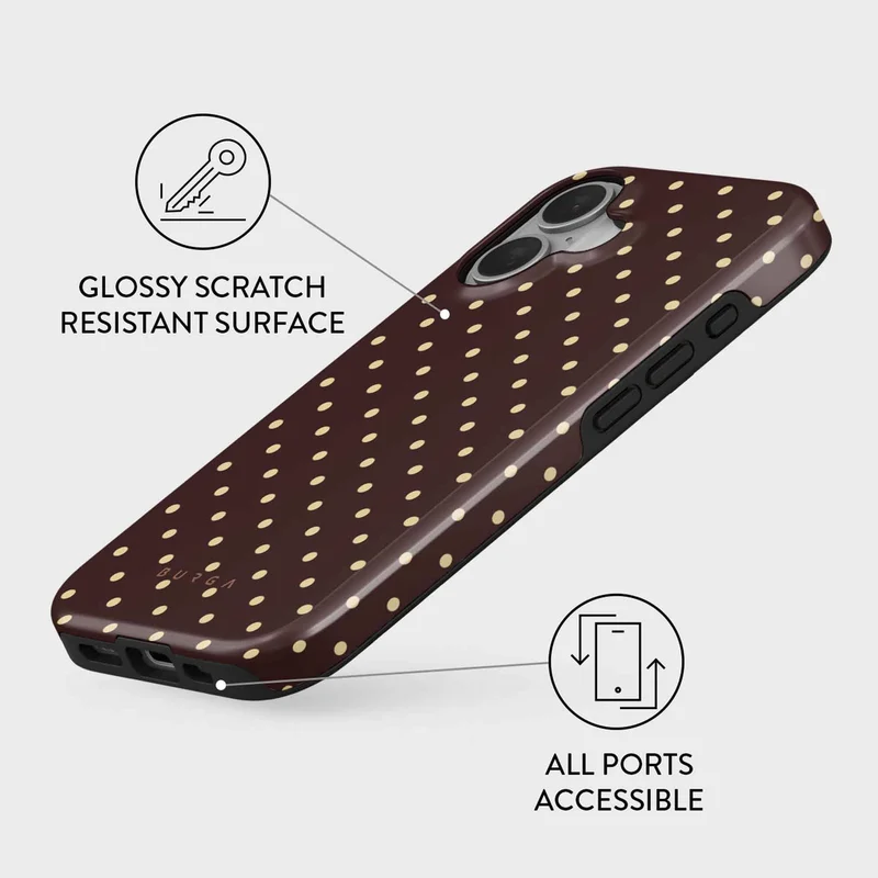 Burga Sorry Busy - Apple iPhone 16 Tough MagSafe Suojakuori - 2968646