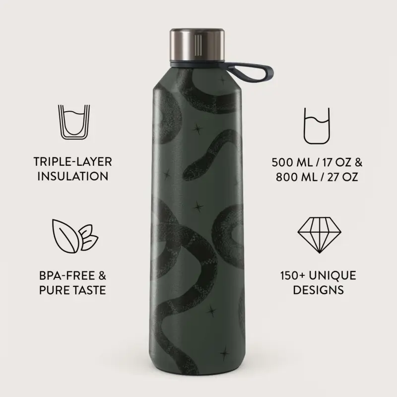 Burga Poison - Vesi-/Termospullo 800ml - 2974735