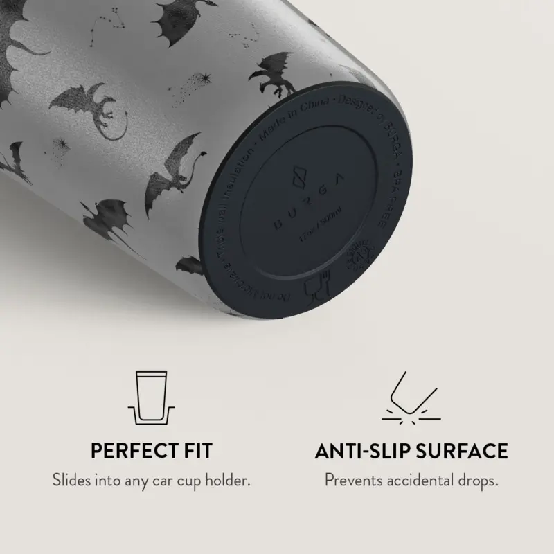 Burga Draco - Termosmuki 500ml Kansi-/Pilli setillä - 2974754